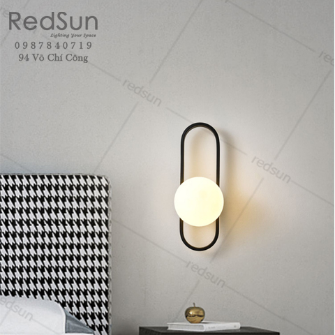 Đèn Tường Trang Trí Phòng Khách, Cầu Thang Chao Thuỷ Tinh DT-109