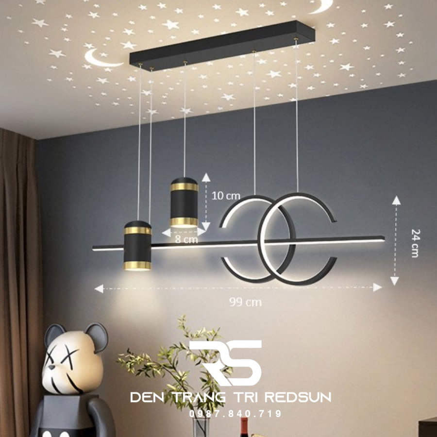 Đèn Thả Ngang Bàn Ăn Hiện Đại Phong Cách Bắc Âu TH783