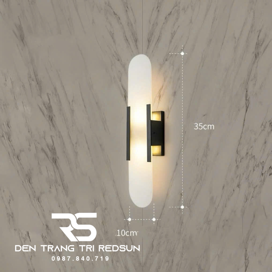 Đèn Tường Đá Cẩm Thạch Hiện Đại Trang Trí Phòng Khách, Phòng Ngủ, Cầu Thang Phong Cách Bắc Âu DT-128