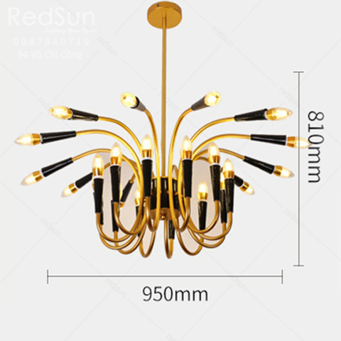 Đèn Chùm Trang Trí 24 tay DC-1324
