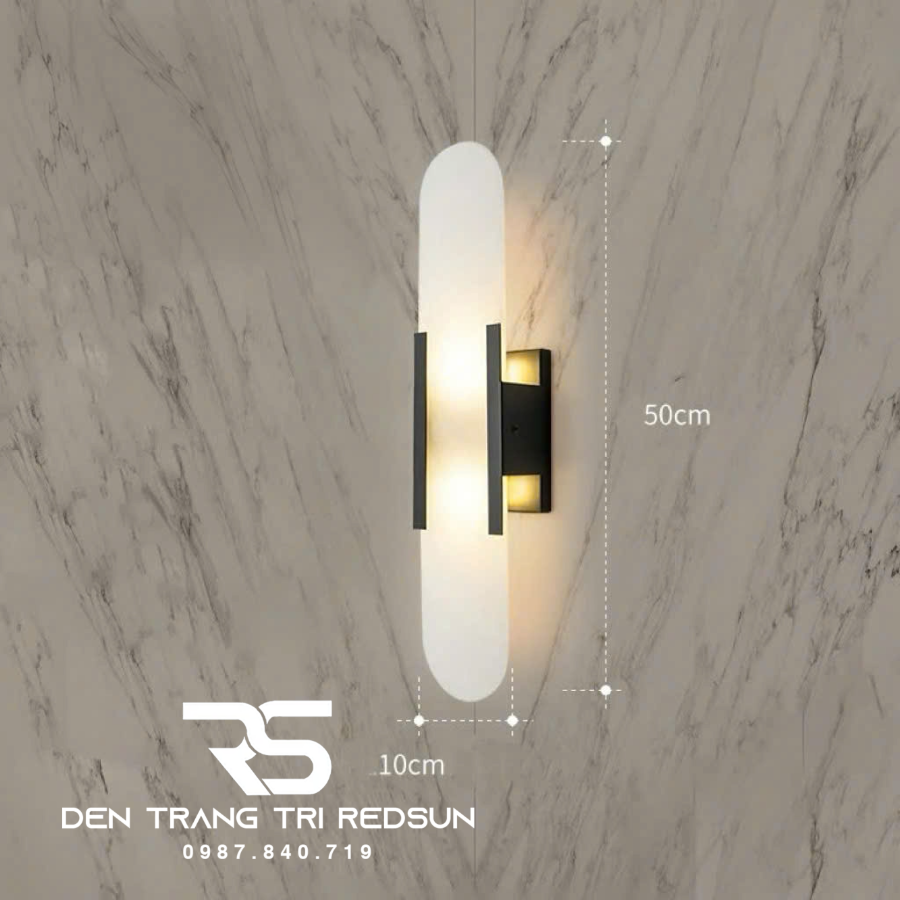 Đèn Tường Đá Cẩm Thạch Hiện Đại Trang Trí Phòng Khách, Phòng Ngủ, Cầu Thang Phong Cách Bắc Âu DT-128
