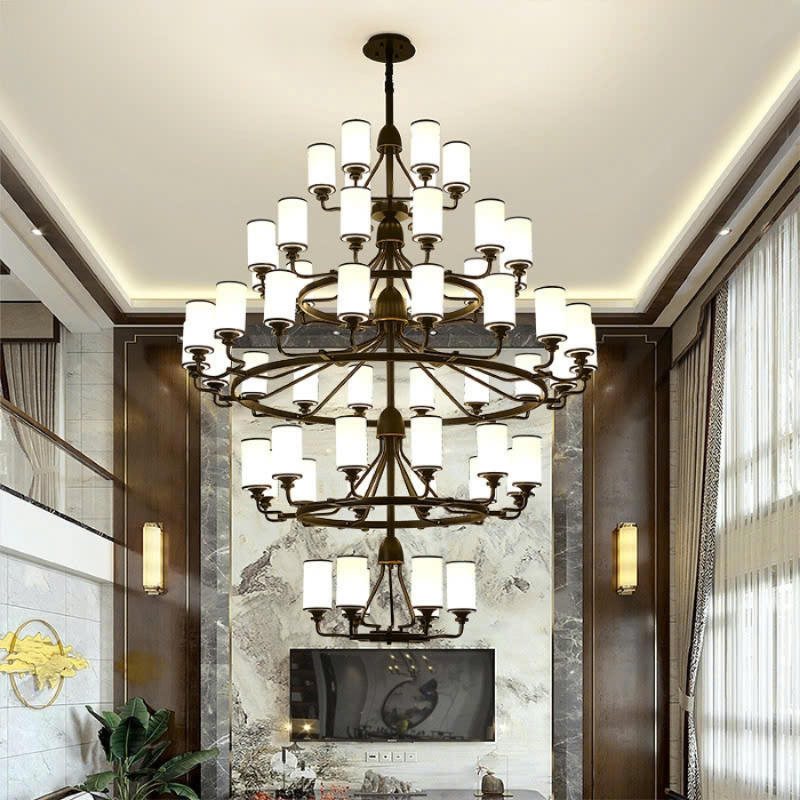 Đèn Chùm Phòng Khách Phong Cách Indochine IDC-018