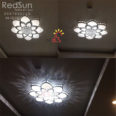Đèn Mâm Ốp Trần Hiện Đại Trang Trí Pha lê  OT-LAYDY09