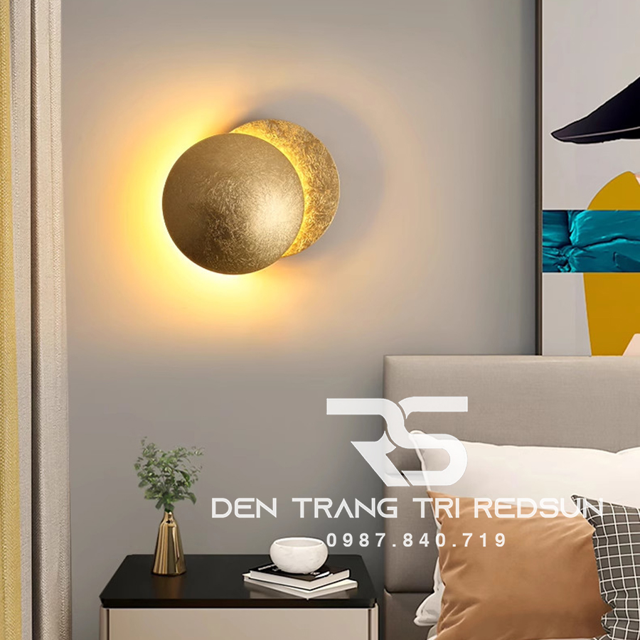 Đèn Tường Trang Trí Phòng Khách, Phòng Ngủ, Cầu Thang Nguyệt Thực Phong Cách Bắc Âu  DT-116
