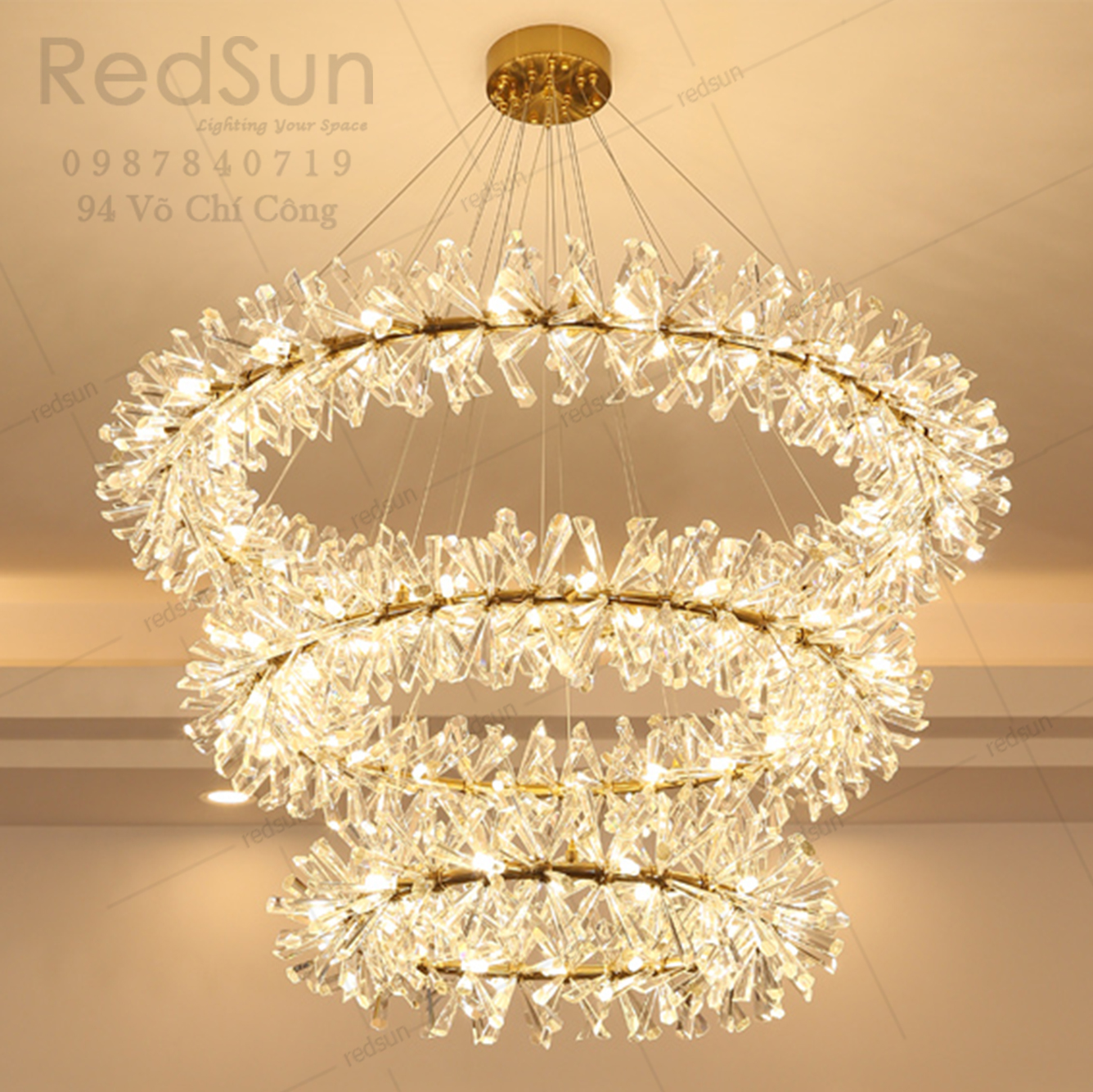 Đèn Chùm Pha Lê Vương Miện DC-L050