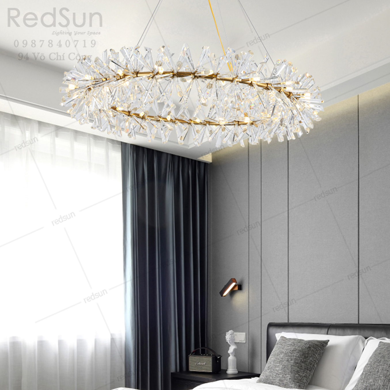Đèn Chùm Pha Lê Vương Miện DC-L048