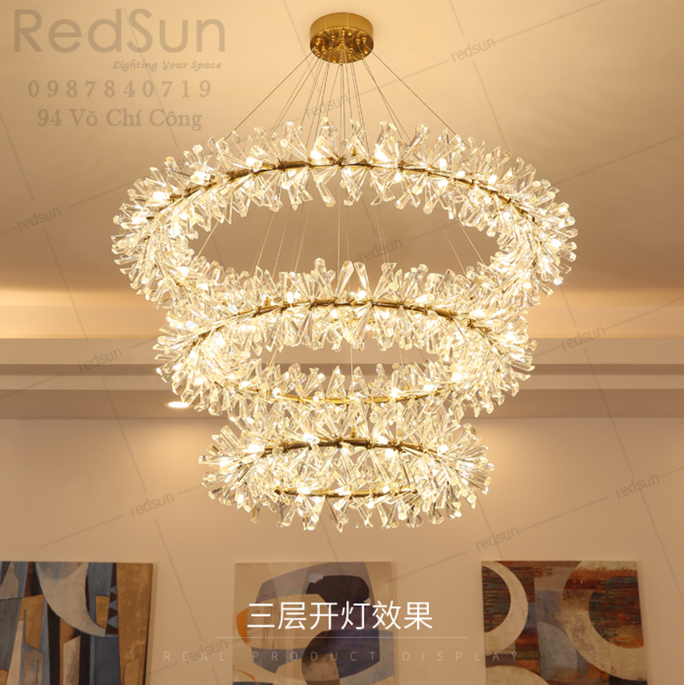 Đèn Chùm Pha Lê Vương Miện DC-L050