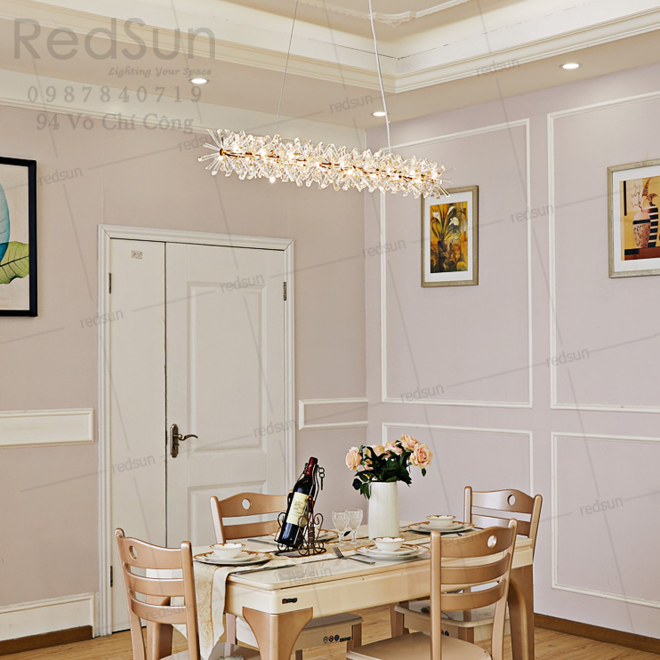 Đèn Chùm Pha Lê Vương Miện DC-L051