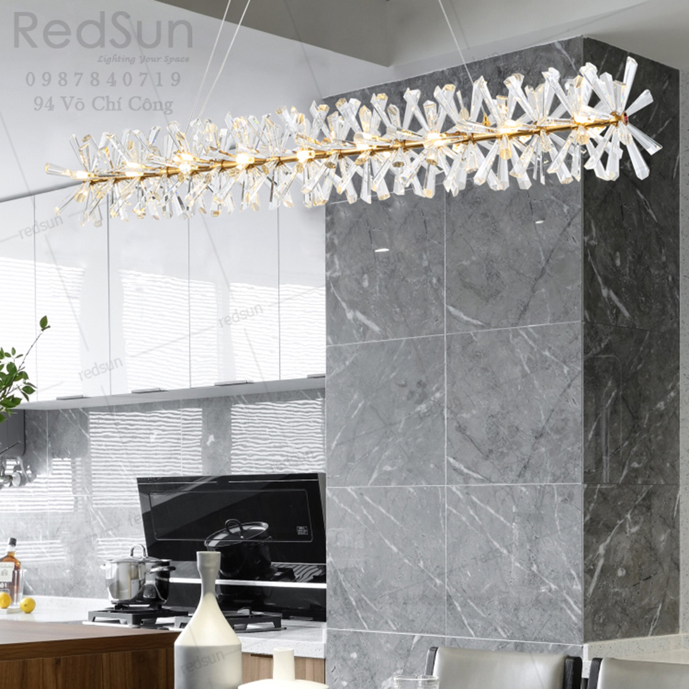 Đèn Chùm Pha Lê Vương Miện DC-L051