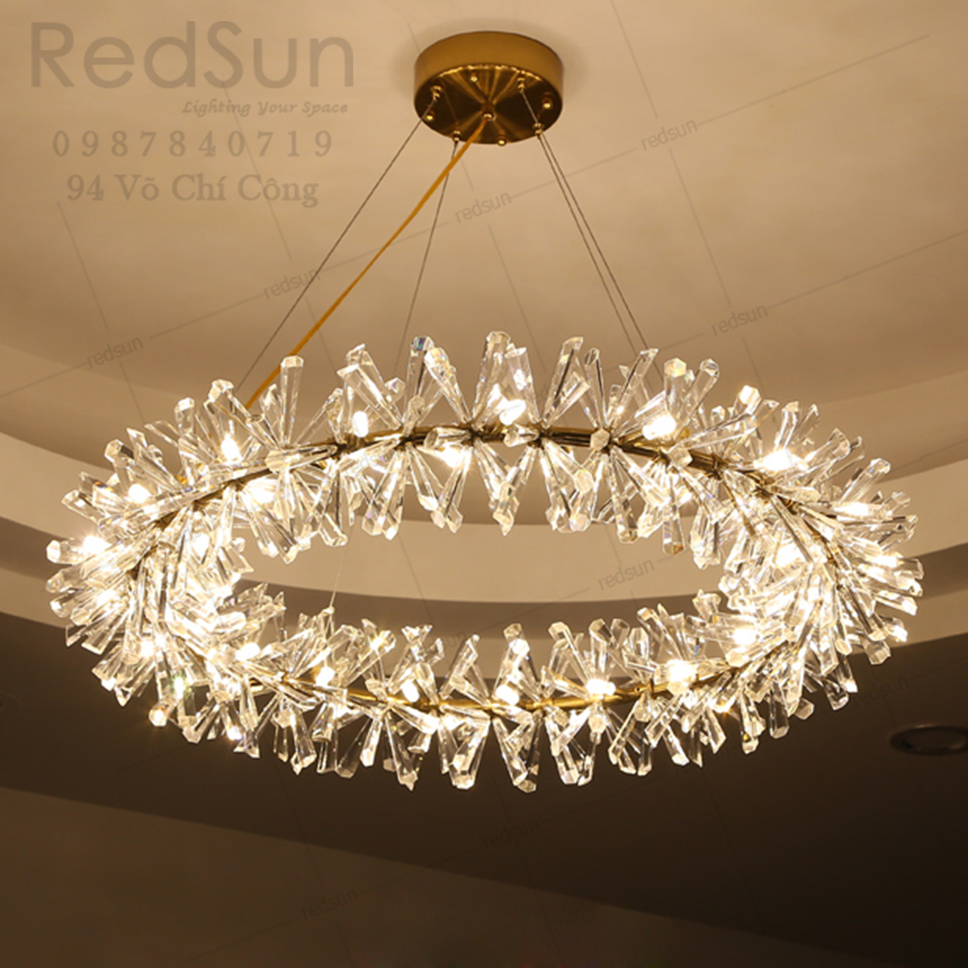 Đèn Chùm Pha Lê Vương Miện DC-L048
