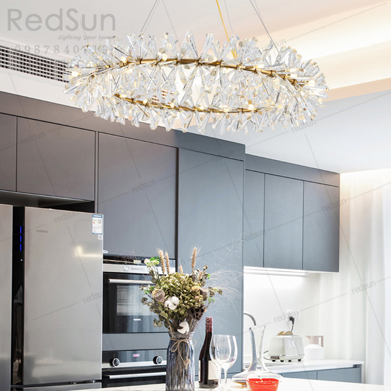 Đèn Chùm Pha Lê Vương Miện DC-L048