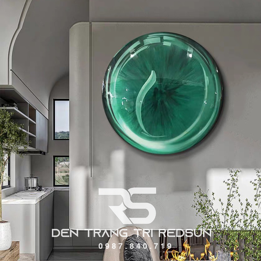 Tranh Treo Tường Thủ Công Trang Trí Phòng Khách, Phòng Ngủ, Hành Lang Phong Cách Trừu Tượng Hiện Đại DDC-025