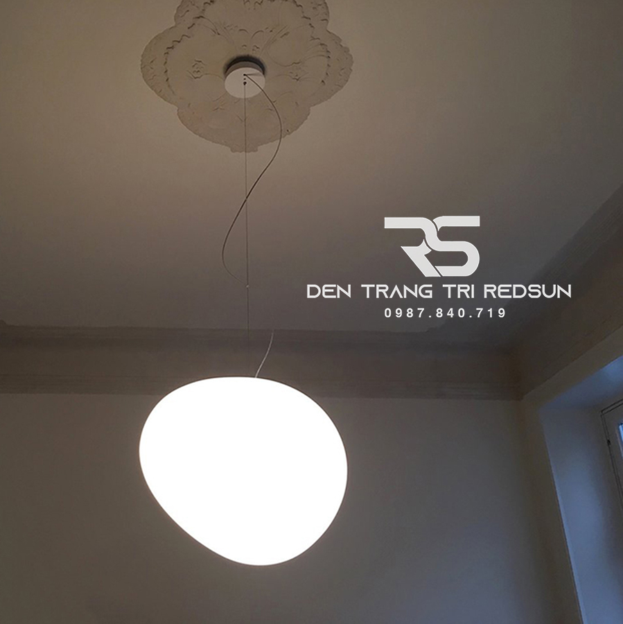 Đèn Thả Trần Hiện Đại Phong Cách Bắc Âu Đá Cuội Chất Liệu Thuỷ Tinh CDT-T015