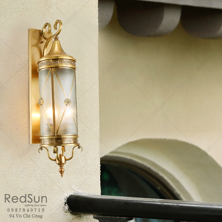 Đèn Tường Chùa Đồng Lắp Ngoài Trời DT-C0621