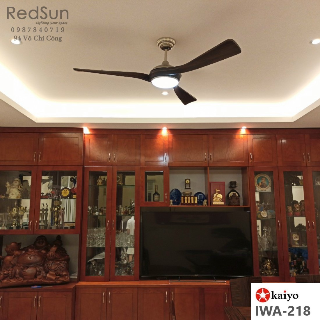 Quạt trần đèn KaiyoKukan IWA-218
