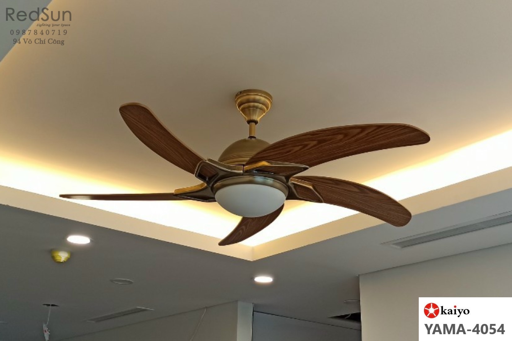 Quạt trần đèn KaiyoKukan YAMA-4054