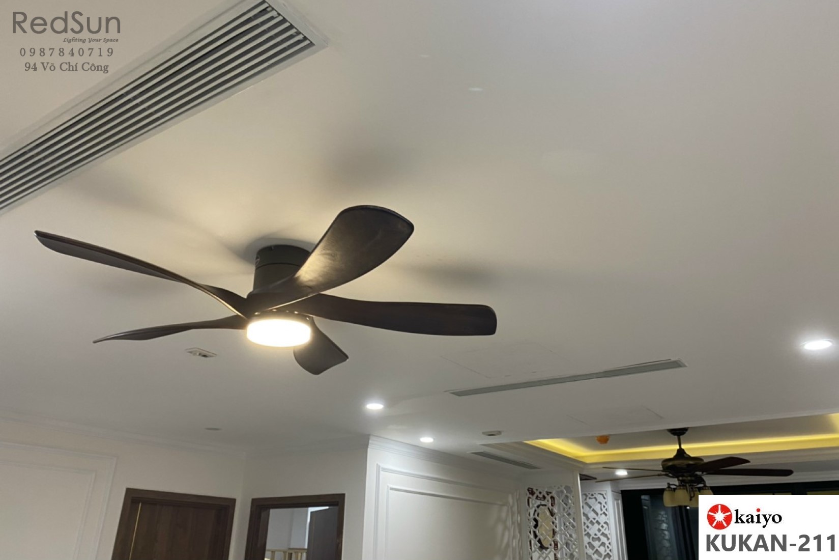 Quạt trần đèn KaiyoKukan KUKAN-211