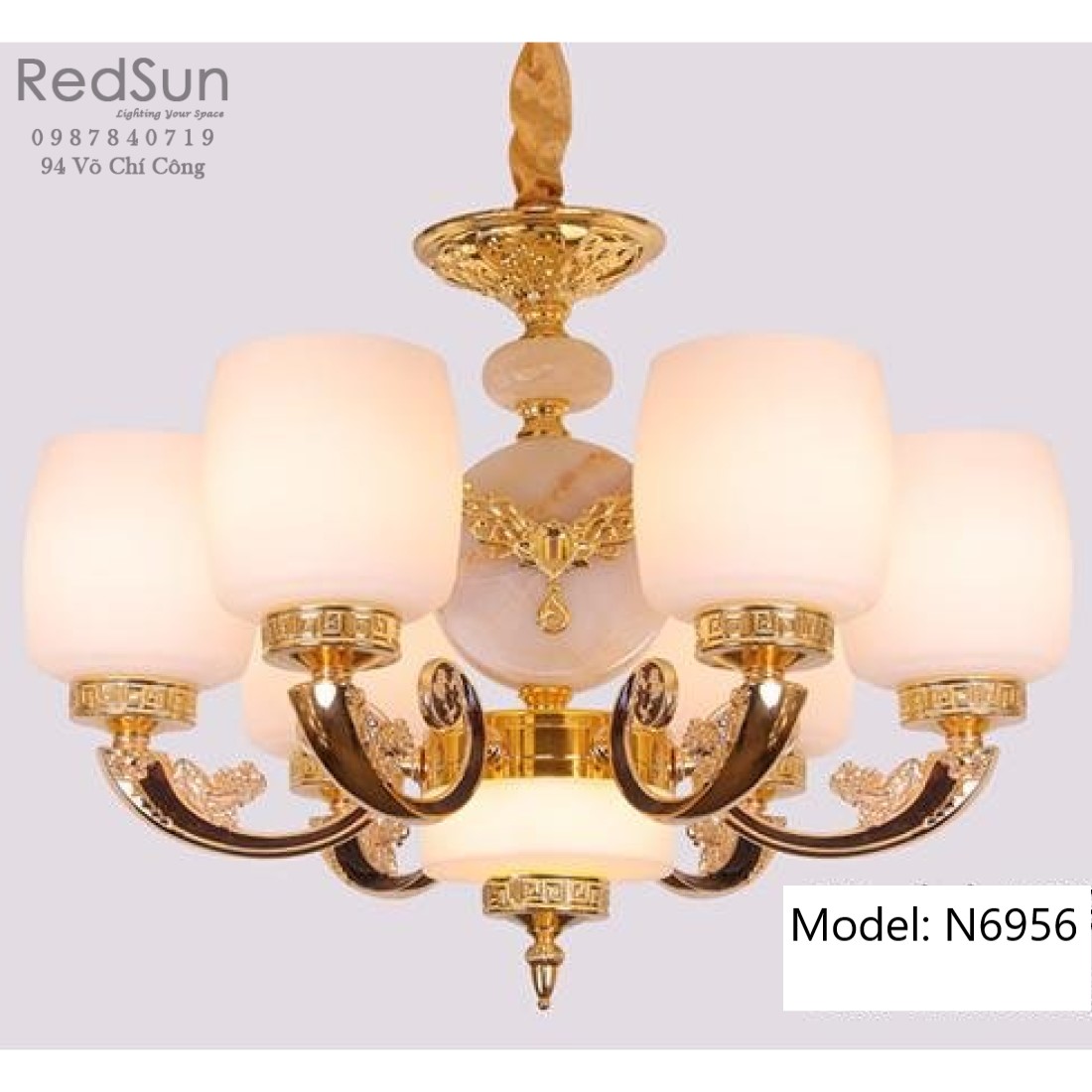 Đèn chùm phong cách cổ điển N6956