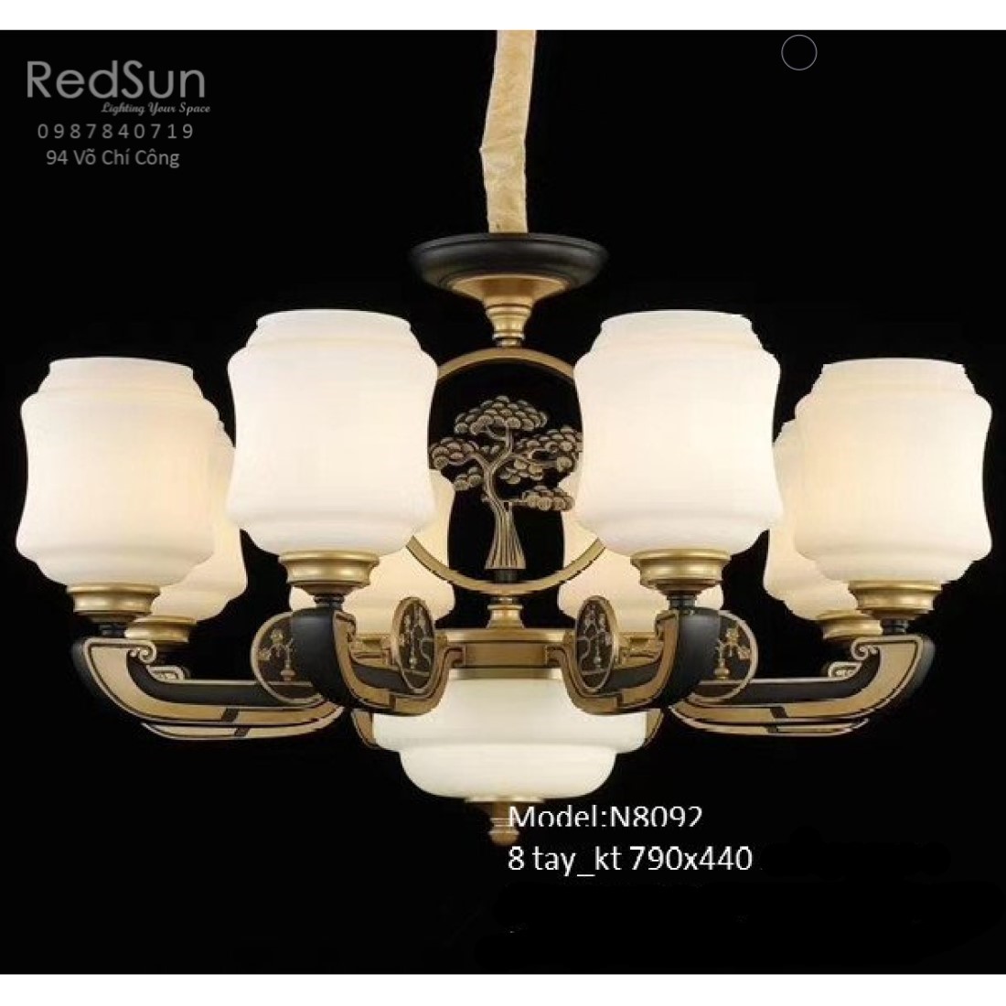 Đèn chùm phong cách cổ điển N8092