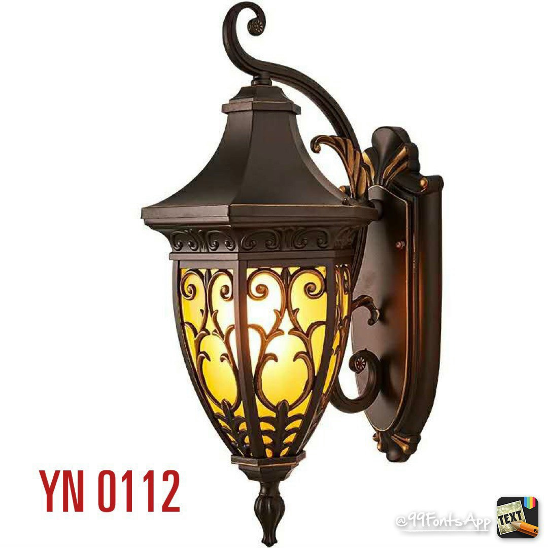 Đèn Tường Chùa Hợp Kim Lắp Ngoài Trời DT-C0112