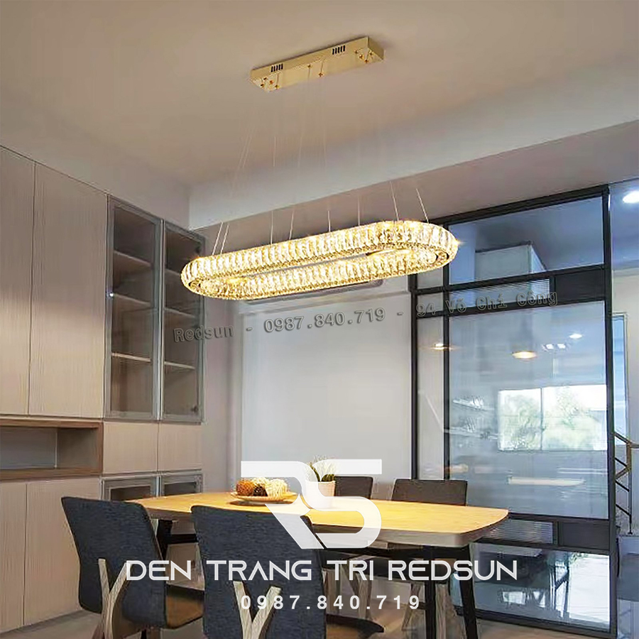 Đèn Thả Bàn Ăn, Bàn Đảo Hiện Đại TPL090