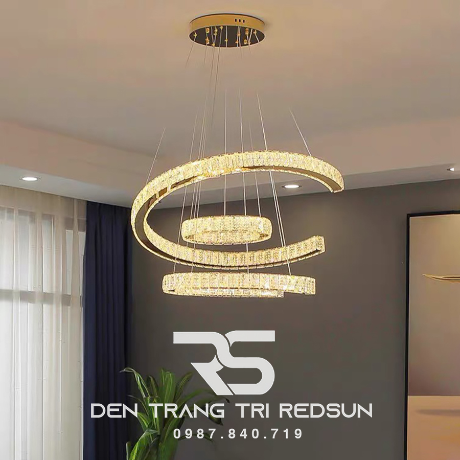 Đèn Thả Pha Lê Phòng Khách, Phòng Ngủ, Bàn Ăn Hiện Đại TPL057