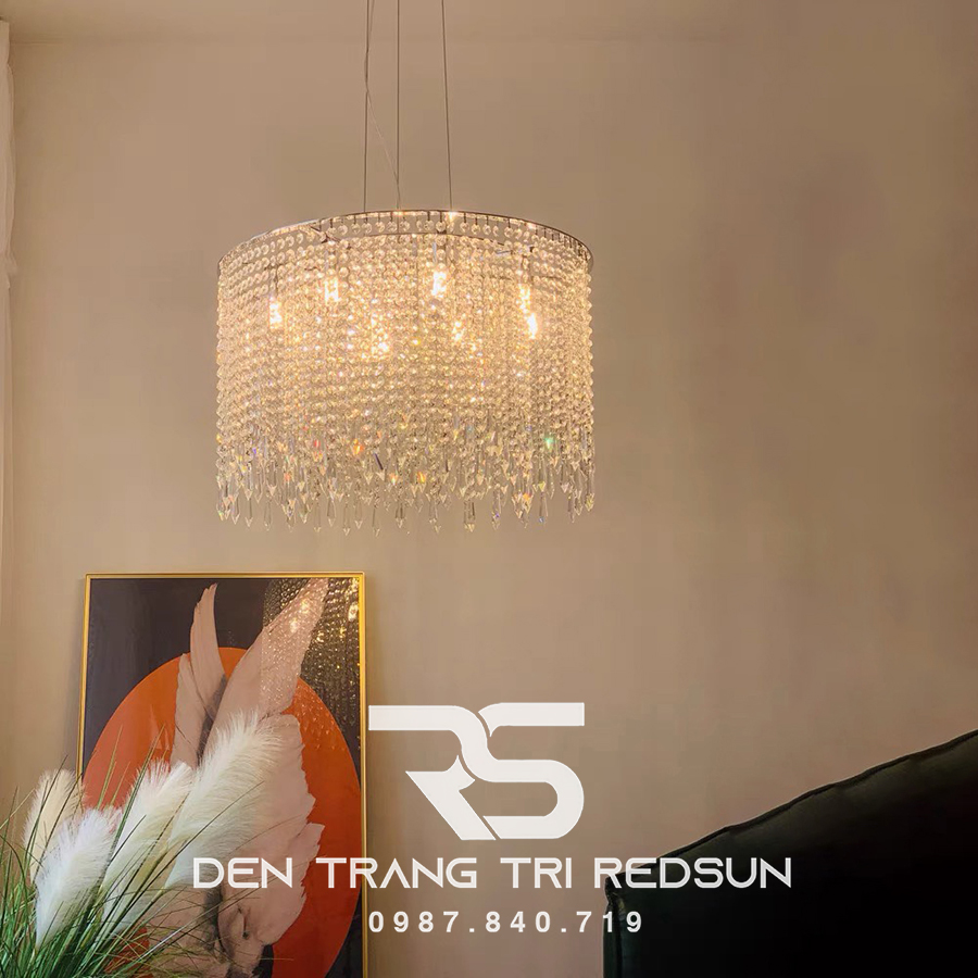 Đèn Thả Pha Lê Phòng Khách, Bàn Ăn Hiện Đại TPL069