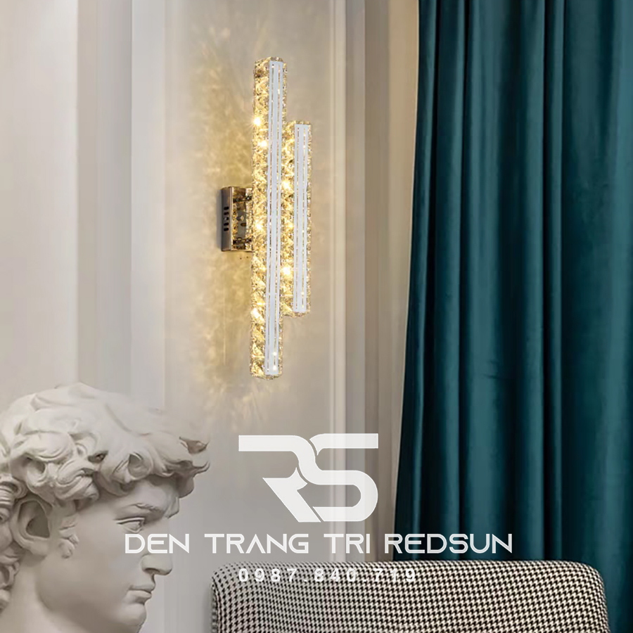 Đèn tường pha lê trang trí phòng khách hiện đại DT1175
