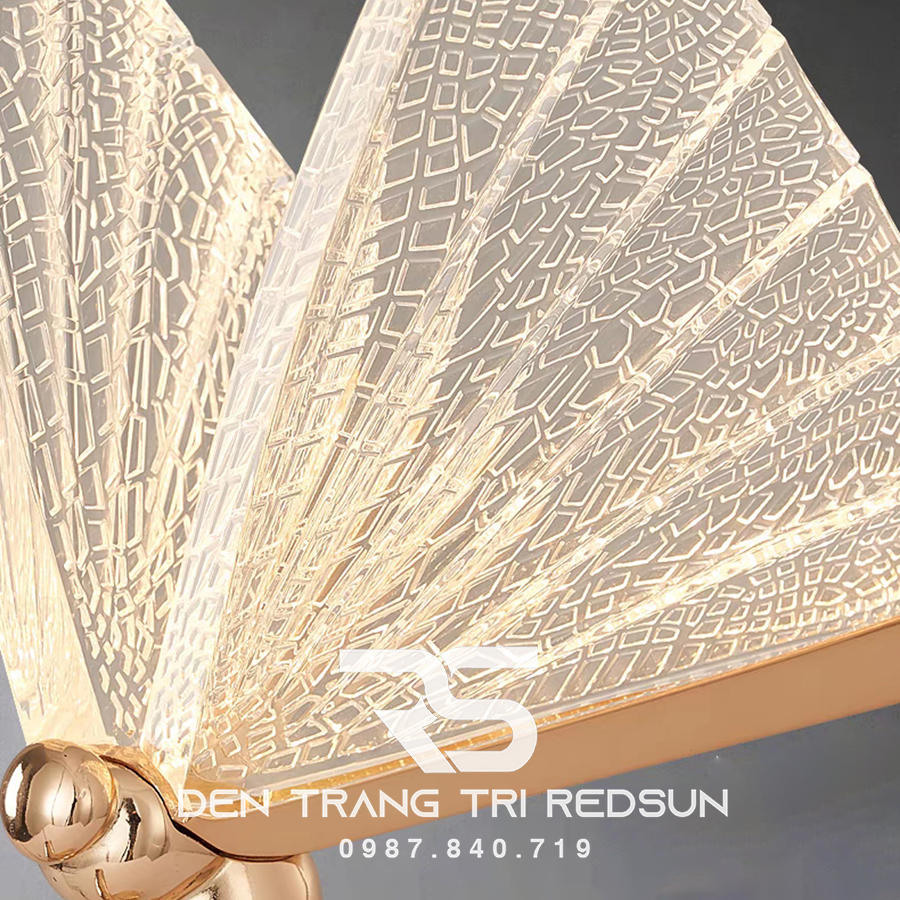 Đèn Tường Trang Trí Phòng Khách, Phòng Ngủ, Cầu Thang Hình Cánh Bướm Phong Cách Bắc Âu DT1162