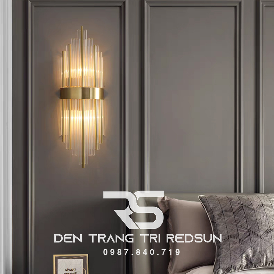 Đèn Tường Pha Lê Trang Trí Phòng Khách Hiện Đại L6002-V