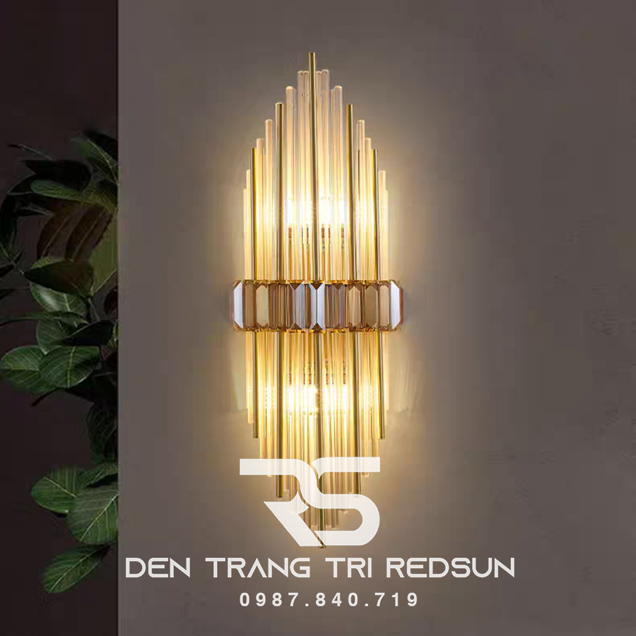 Đèn tường pha lê trang trí phòng khách hiện đại DT1192