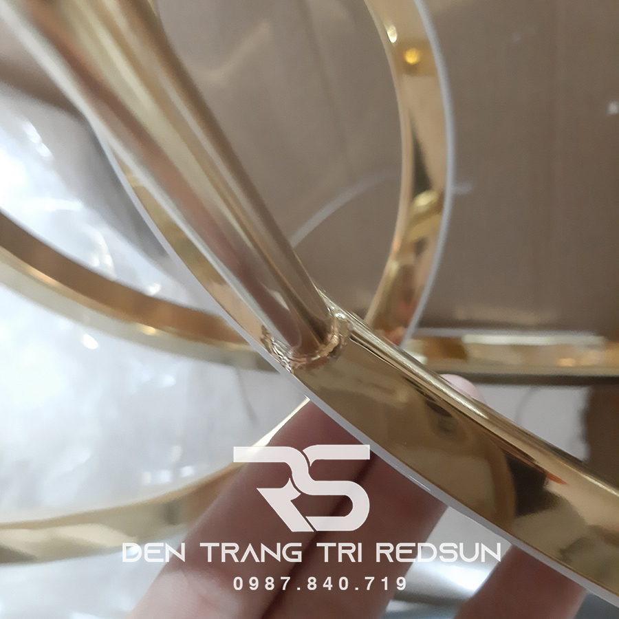 Đèn Thả Bàn Ăn Hiện Đại Bắc Âu Khung Inox Chiều Dài 160cm DC-L037