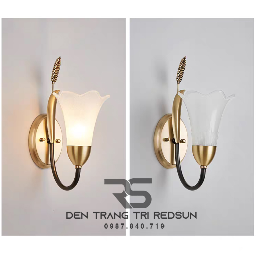 Đèn Tường Trang Trí Phòng Khách, Phòng Ngủ, Cầu Thang Phong Cách Bắc Âu Hình Loa Kèn DT1169/1