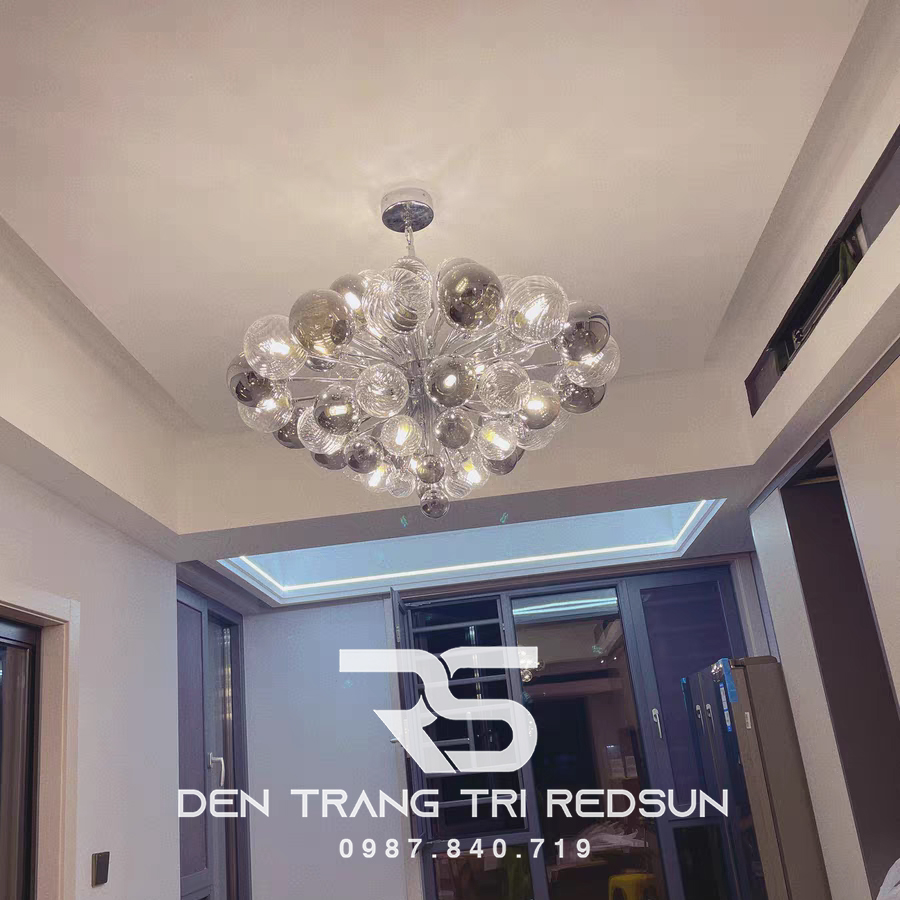 Đèn Chùm Phòng Khách Hiện Đại Bong Bóng Phong Cách Bắc Âu DC-T079
