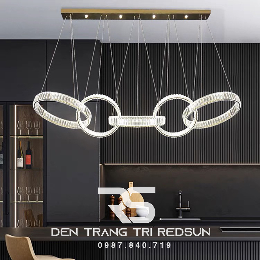 Đèn Thả Pha Lê Hiện Đại Cao Cấp Lắp Phòng Khách, Phòng Ăn, Sảnh Nhà Hàng TPL062