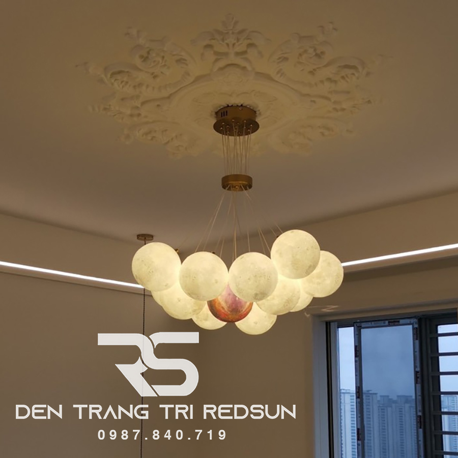 Đèn Chùm Phòng Khách Hiện Đại Bắc Âu Bong Bóng DC-L057