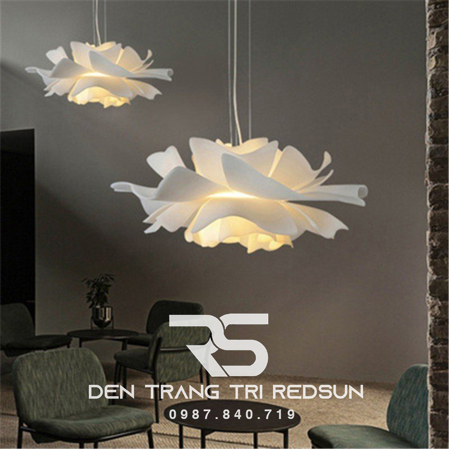 Đèn Thả Trần Dáng Hoa Hiện Đại Chất Liệu Acrylic Phong Cách Bắc Âu CDT-T042