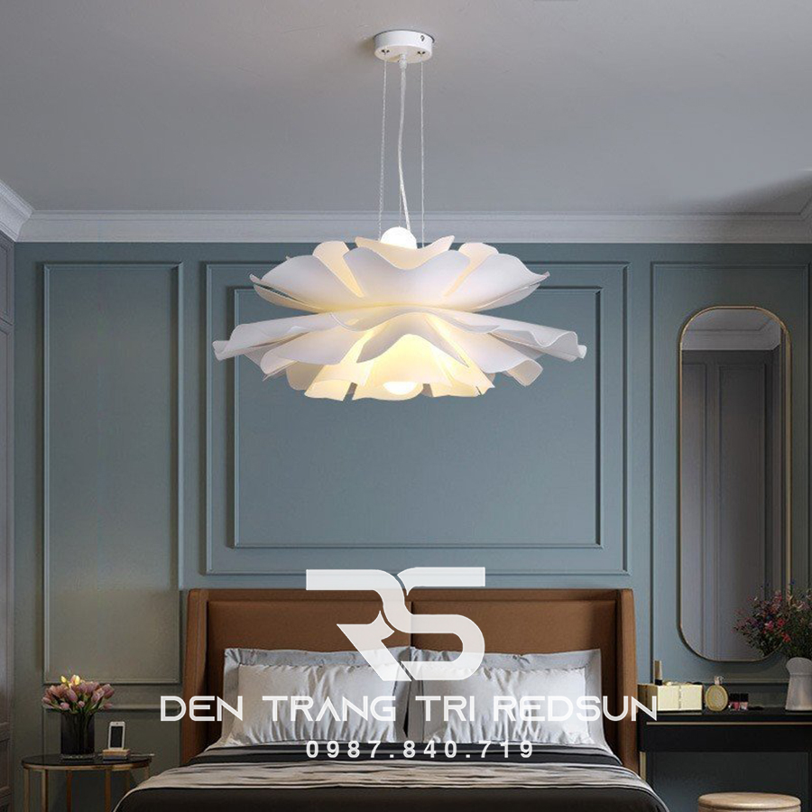 Đèn Thả Trần Dáng Hoa Hiện Đại Chất Liệu Acrylic Phong Cách Bắc Âu CDT-T042