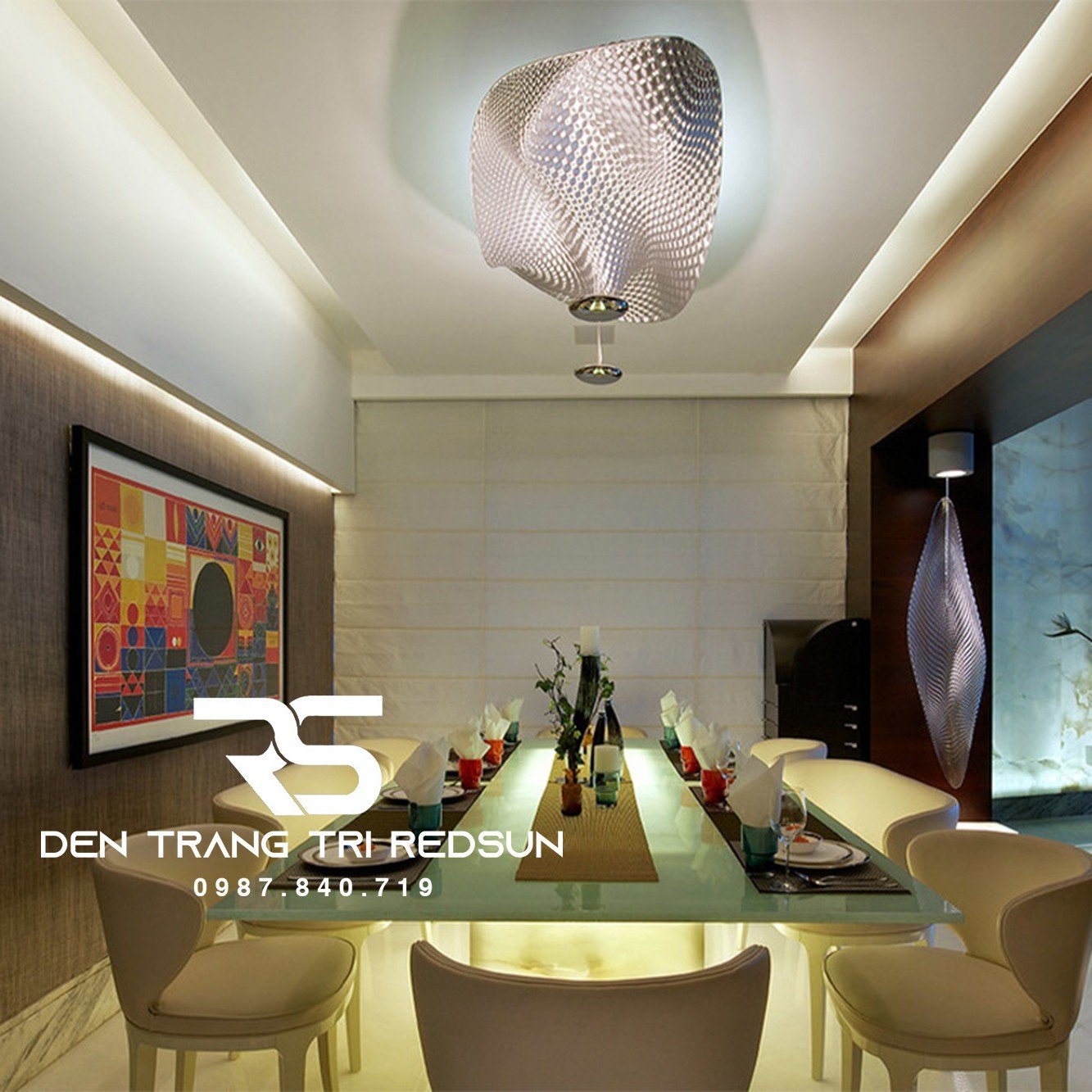 Đèn Thả Hiện Đại Phong Cách Italia Lắp Phòng Khách, Phòng Ăn, Nhà Hàng DC-T081