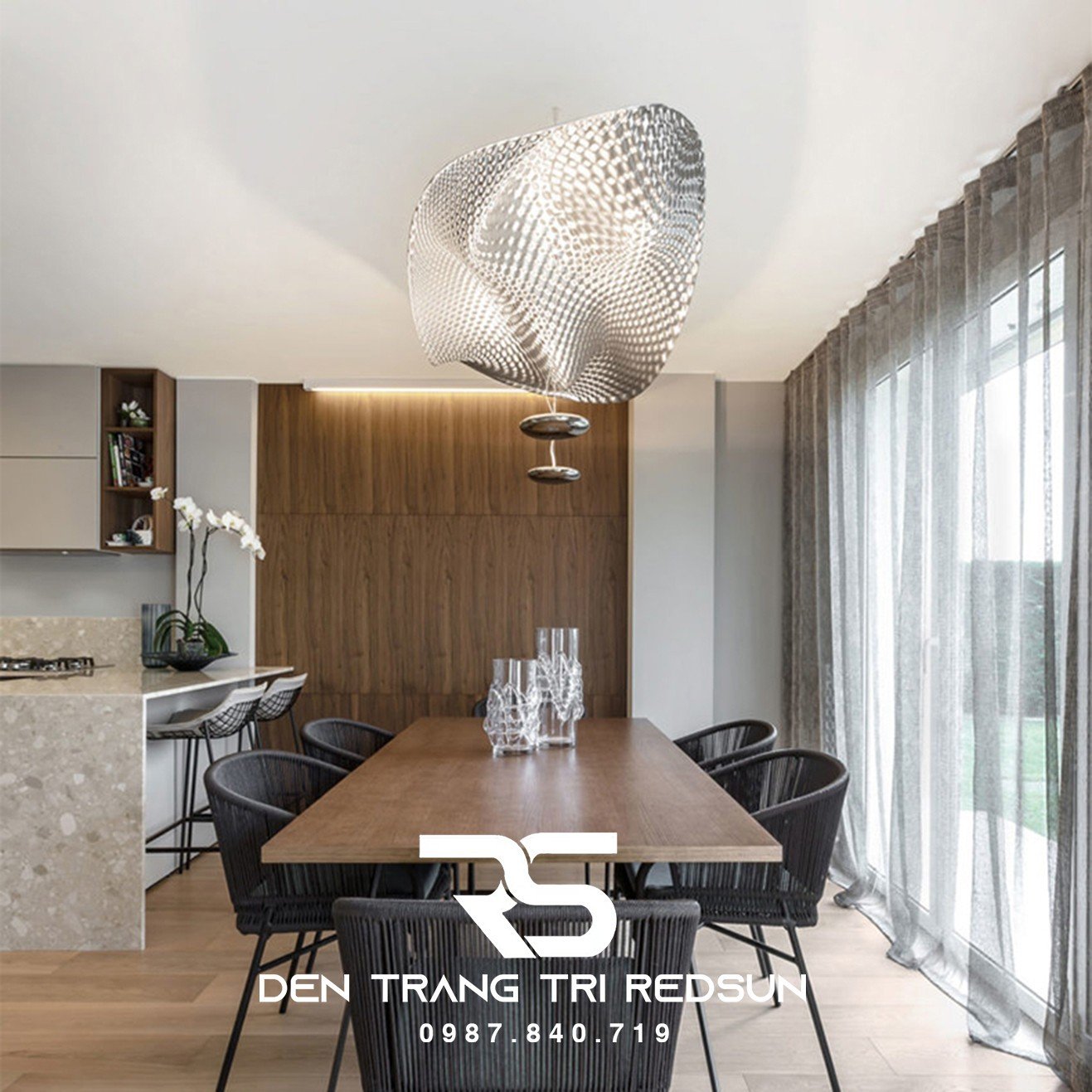 Đèn Thả Hiện Đại Phong Cách Italia Lắp Phòng Khách, Phòng Ăn, Nhà Hàng DC-T081