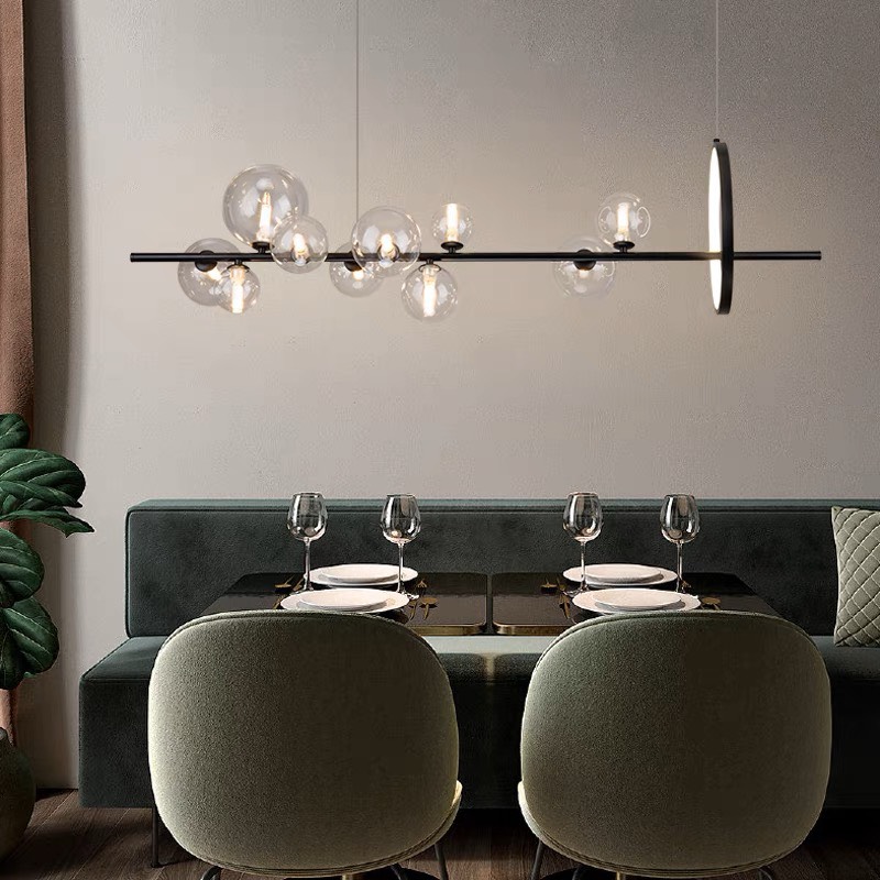 Đèn Thả Bàn Ăn Hiện Đại Phong Cách Bắc Âu Choá Thuỷ Tinh DC-L035