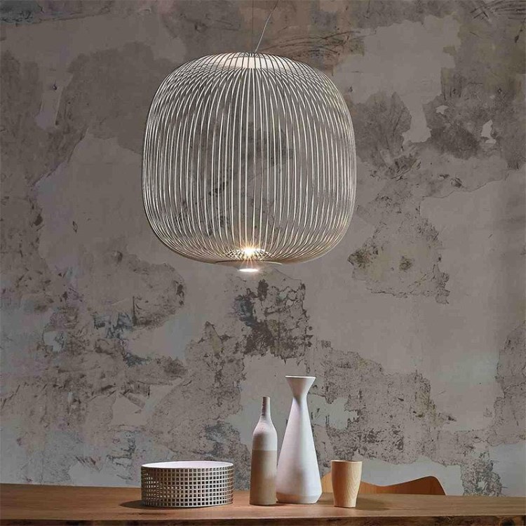 Đèn Thả Lồng Sắt Phong Cách Bắc Âu CDT-T041 Dáng C