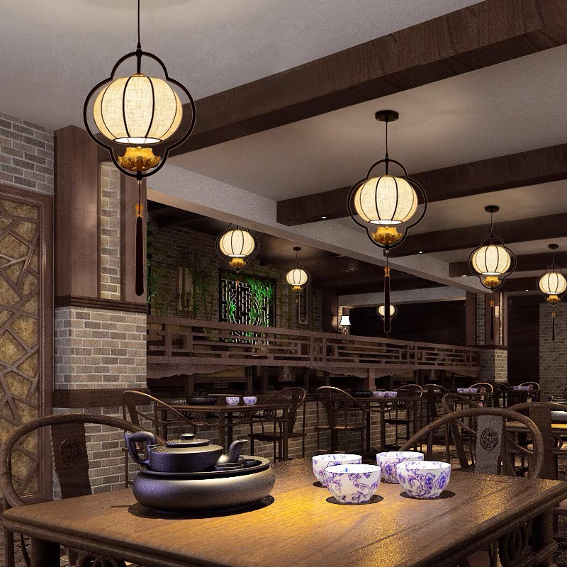 Đèn Thả Trần Hiện Đại Phong Cách Indochine IDC-012