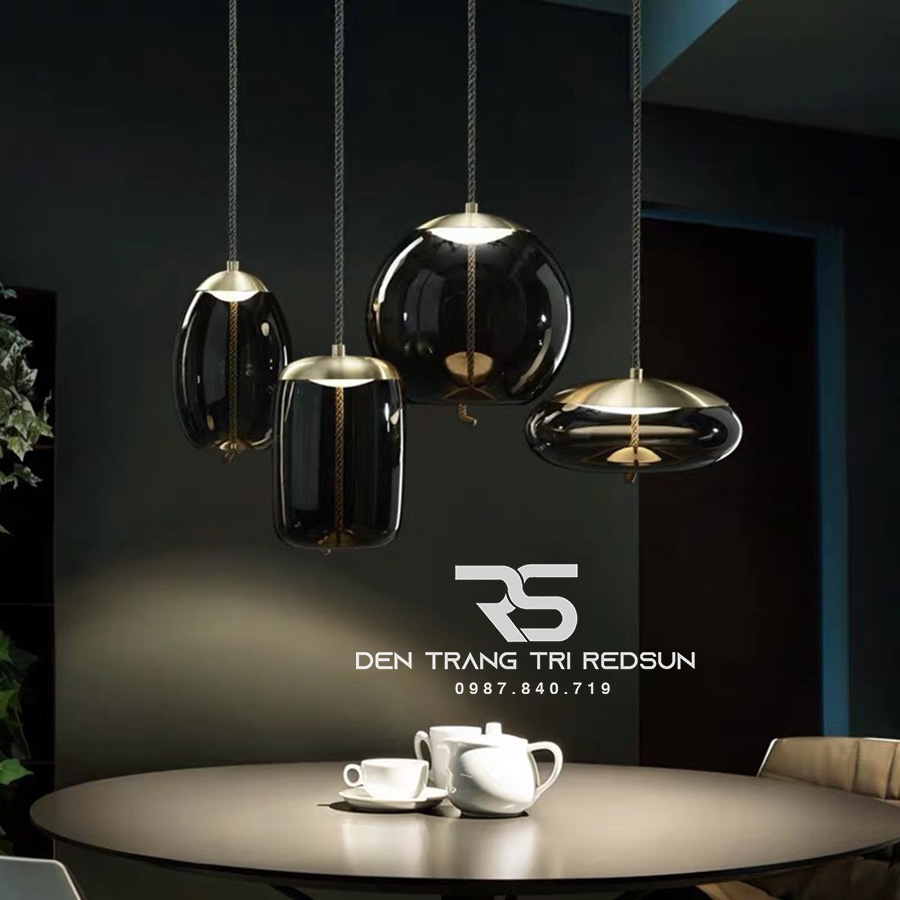 Đèn Thả Bàn Ăn Hiện Đại Bắc Âu Choá Thuỷ Tinh CDT-T033