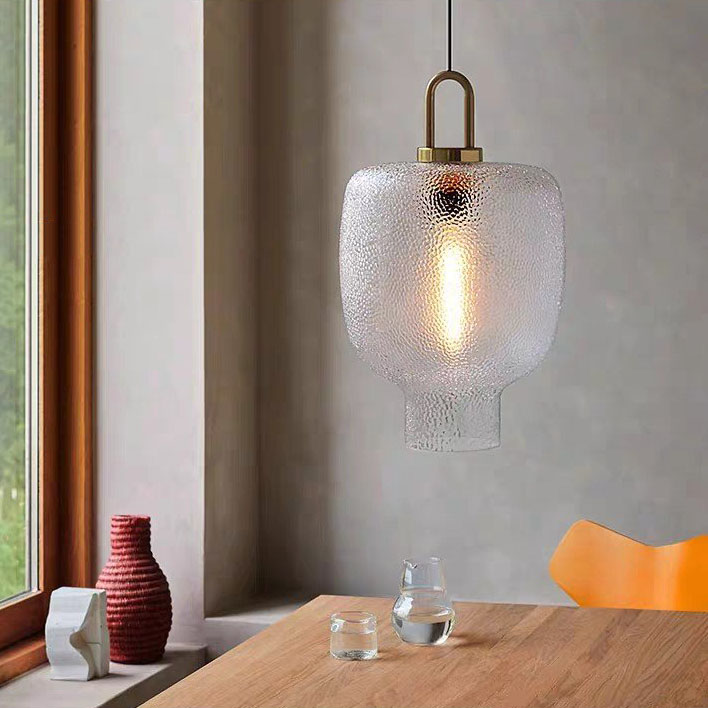 Đèn Thả Phòng Khách, Phòng Ngủ, Bàn Ăn Hiện Đại Phong Cách Bắc Âu Choá Thuỷ Tinh CDT-T048 Dáng D