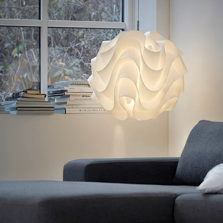 Đèn Thả Trần Phòng Khách, Phòng Ngủ, Bàn Ăn Hiện Đại Phong Cách Bắc Âu Dáng Hoa Trà CDT-T049