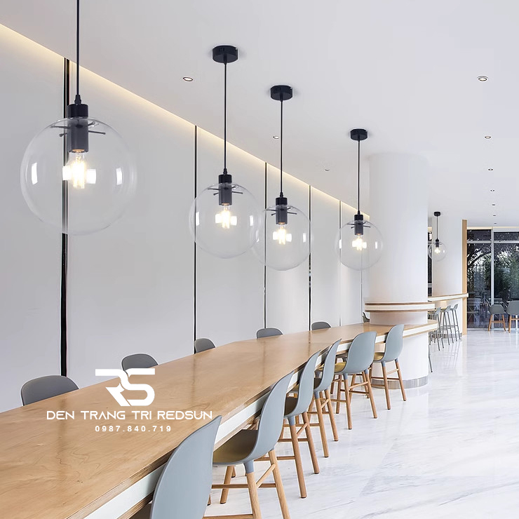 Đèn Thả Trần Hiện Đại Phong Cách Bắc Âu Chóa Thủy Tinh CDT-L006