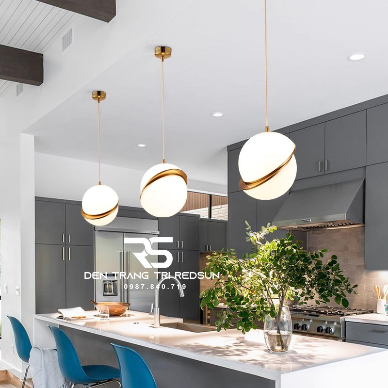 Đèn Thả Bàn Ăn Hiện Đại Phong Cách Bắc Âu Choá Acrylic CDT-L003