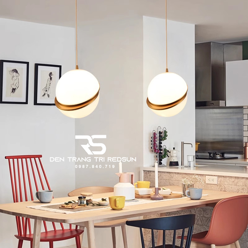 Đèn Thả Bàn Ăn Hiện Đại Phong Cách Bắc Âu Choá Acrylic CDT-L003