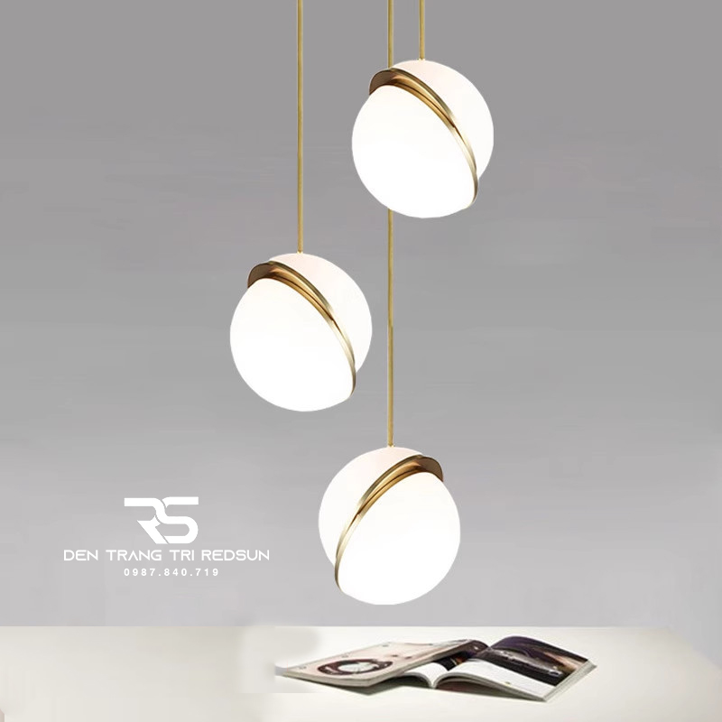 Đèn Thả Bàn Ăn Hiện Đại Phong Cách Bắc Âu Choá Acrylic CDT-L003